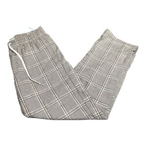 PacSun Plaid Pants Men’s Small Brown Check Trouser Streetwear Drawstring